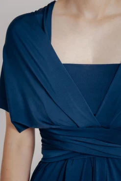 Dunkelblaues Unterziehtop – Long Jersey Bandeau Sapphire><noscript><img width=