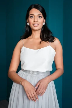 Elastischer Brautgürtel in Silber – Mailenn>noni Clearance