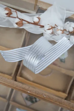 Elastischer Brautgürtel in Silber – Mailenn><noscript><img width=