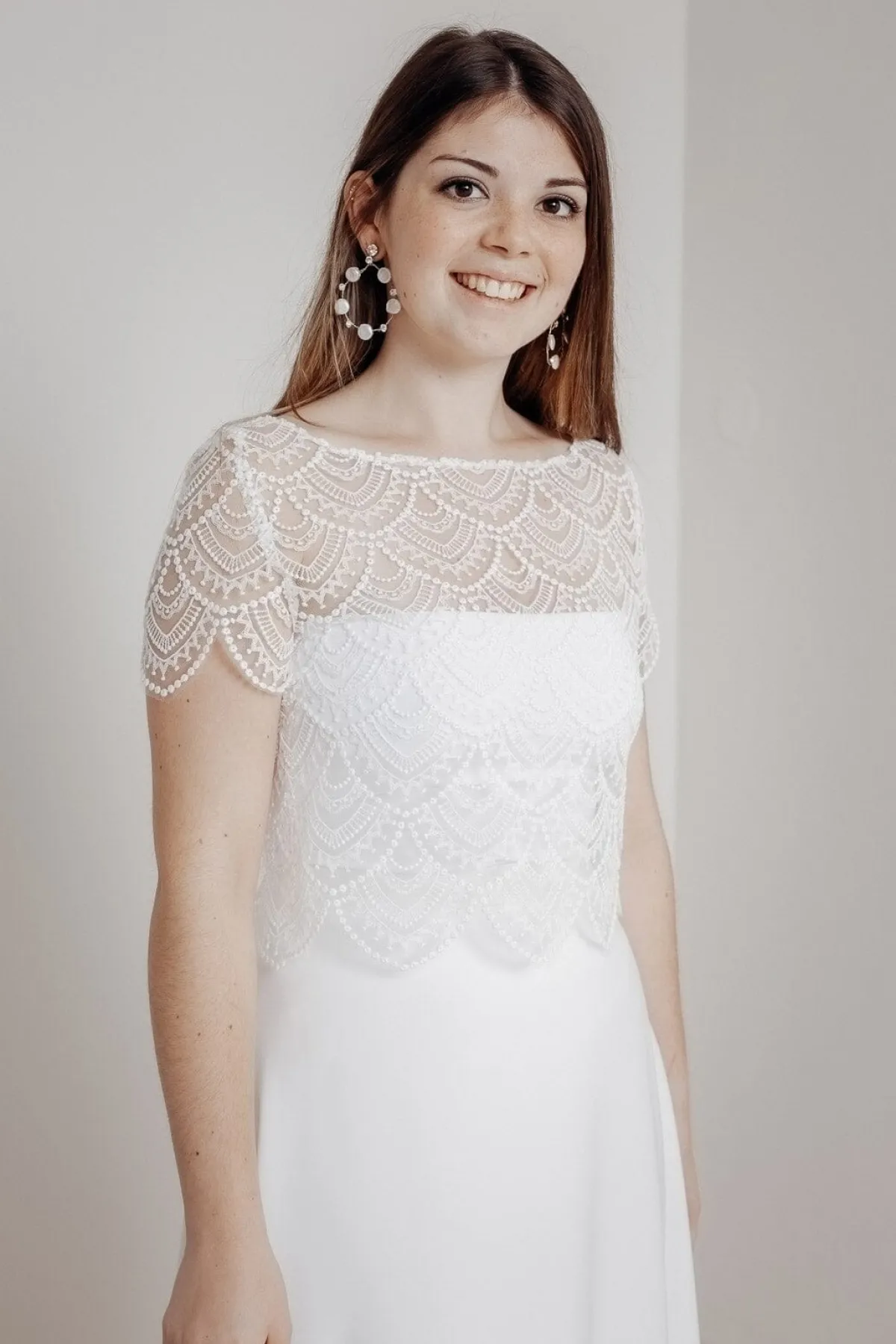 Elastisches Unterziehtop – Long Jersey Bandeau Ivory>twobirds Outlet