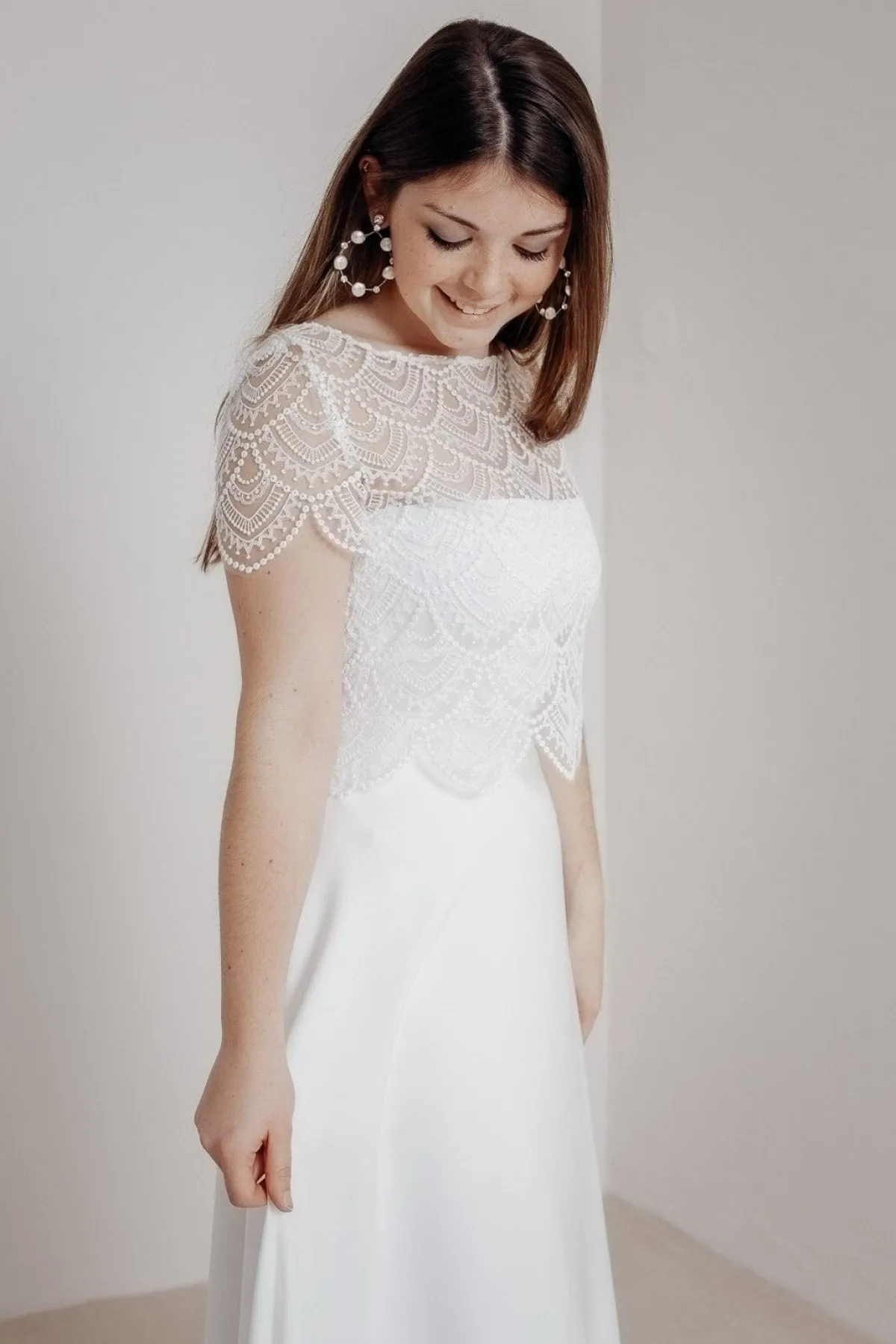 Elastisches Unterziehtop – Long Jersey Bandeau Ivory>twobirds Outlet