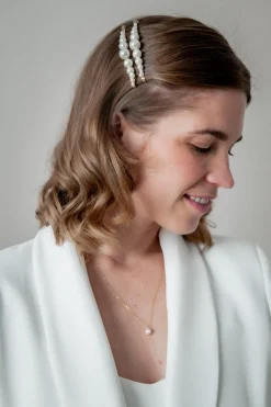 2-er Set Haarklemmen mit Kunstperlen | The><noscript><img width=