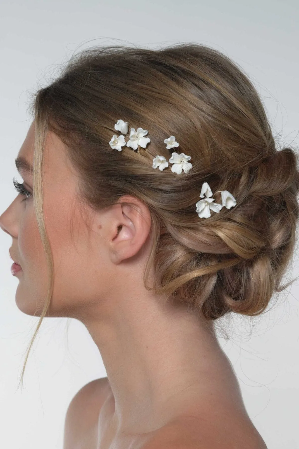 3-er Set Haarpins mit künstlichen Blüten>Poirier Sale