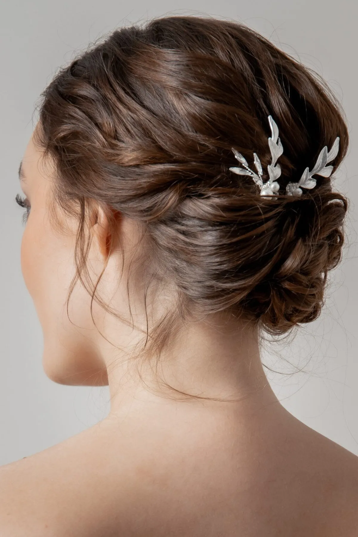 2-er Set silberfarbene Haarnadeln mit Verzierungen>Fräulein Maya Clearance