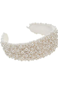 Extra breiter Perlen-Haarreif>Poirier Discount