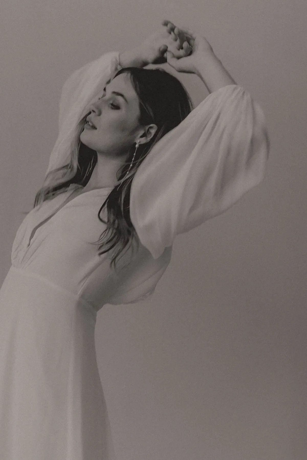 Extra-lange Perlen-Ohrhänger – Gabriella>Juvelan Online