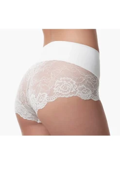 Figurformender Mid-Waist Slip in Ivory>Poirier Outlet