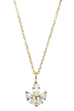 Filigrane Halskette für die Braut mit Kristall Anhänger - Simply Wonderful><noscript><img width=