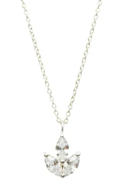 Filigrane Halskette für die Braut mit Kristall Anhänger - Simply Wonderful><noscript><img width=