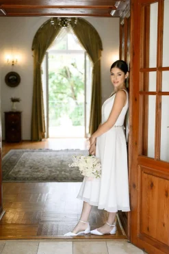 Flache Brautschuhe aus Satin – Ava Ivory Satin | G.Westerleigh><noscript><img width=