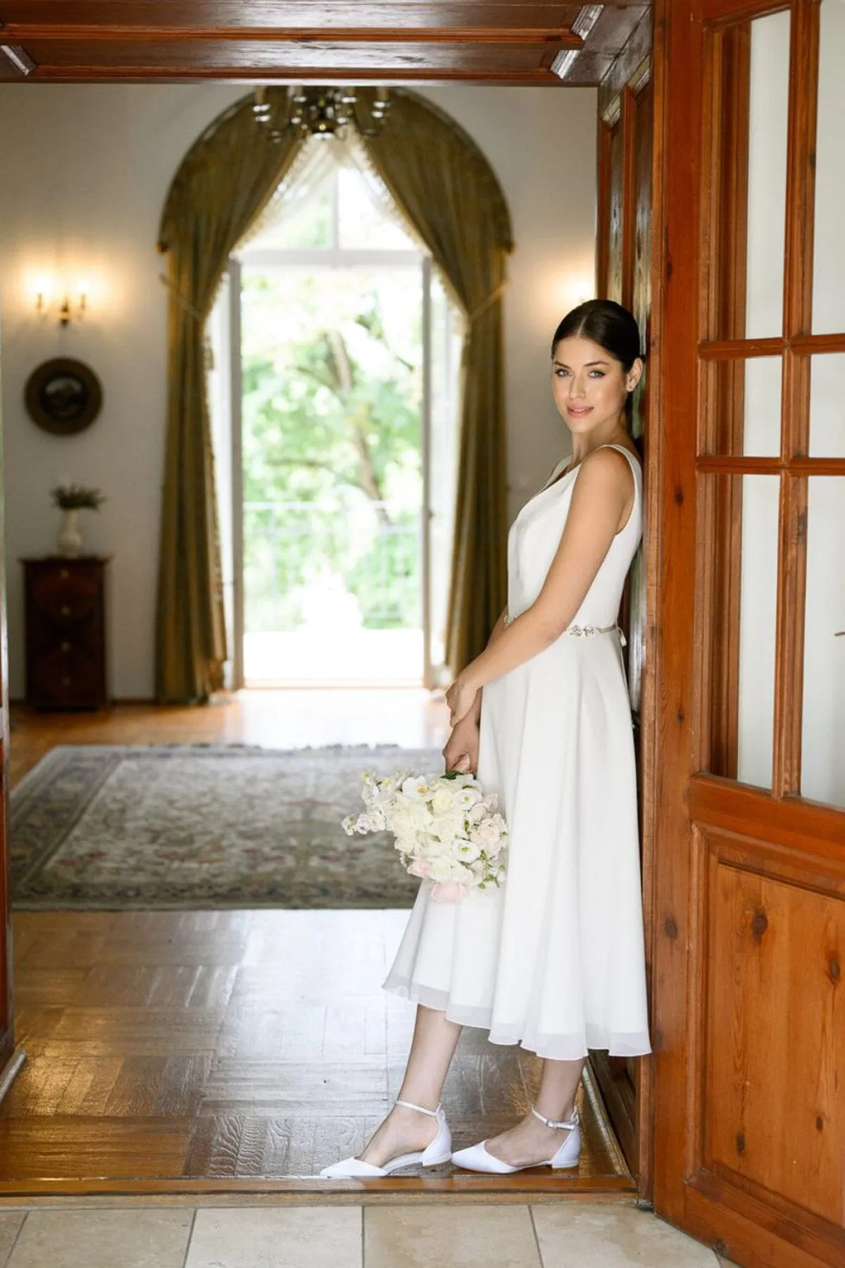 Flache Brautschuhe aus Satin – Ava Ivory Satin | G.Westerleigh>G. Westerleigh