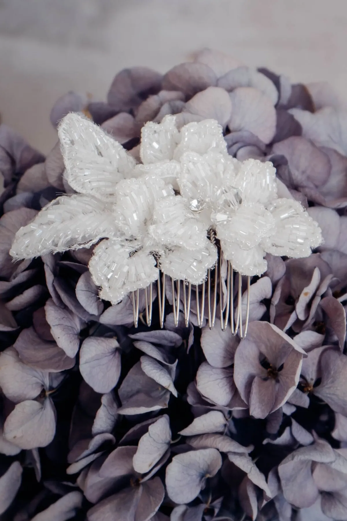 Funkelnder Braut Haarkamm in Ivory>Poirier Best