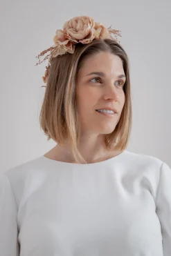 Glamouröser Blumenkranz in Rosatönen>Esperanza Discount