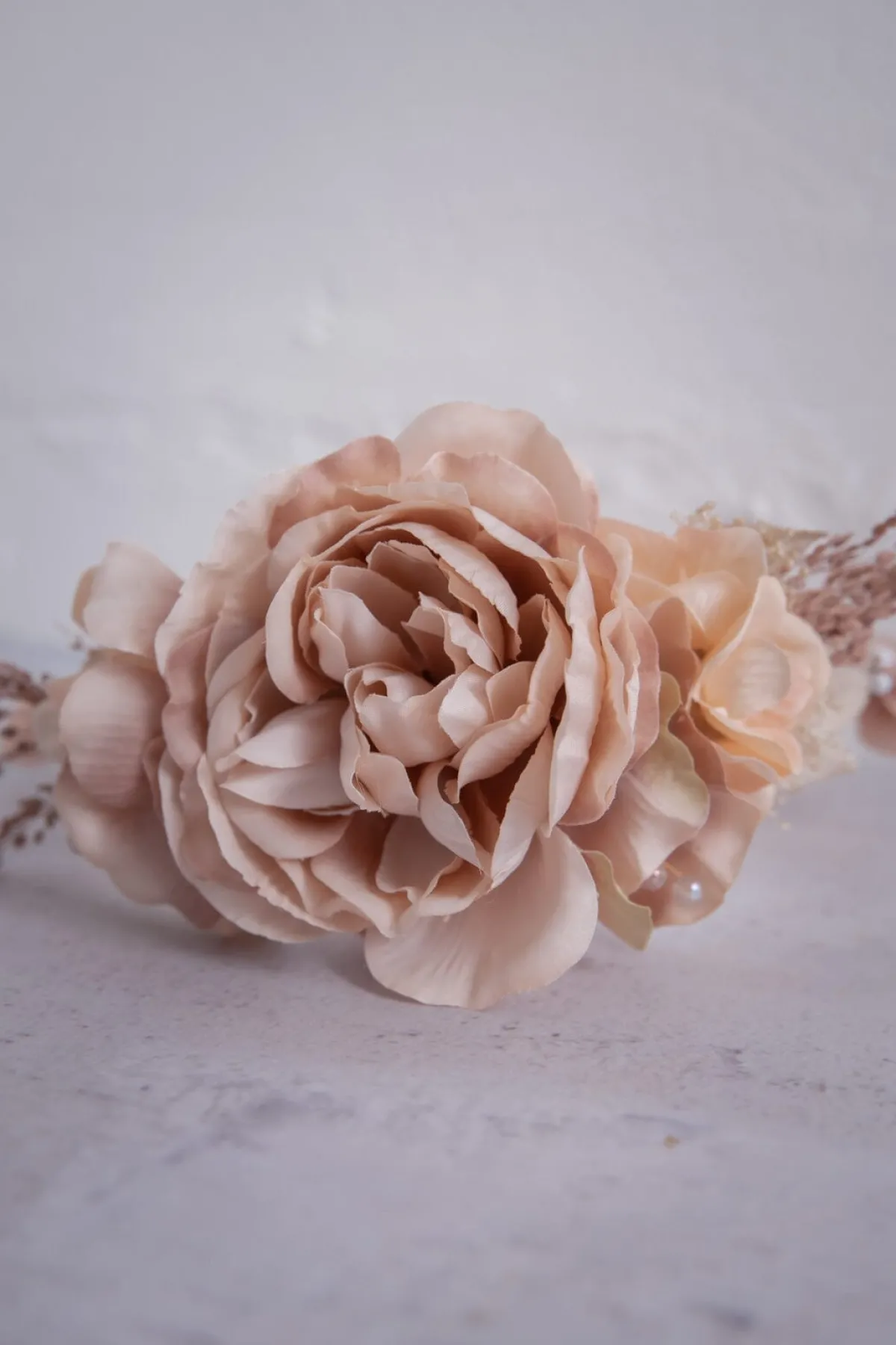 Glamouröser Blumenkranz in Rosatönen>Esperanza Discount