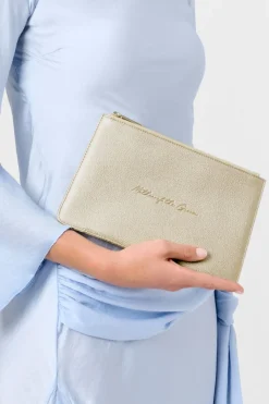 Goldfarbene Pouch "Mother of the Groom" –>Katie Loxton Best