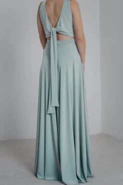 Grünes Brautjungfernkleid – Reverse Gown Sage><noscript><img width=