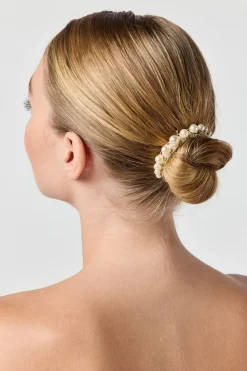 Haargummi-Schmuck mit Kunstperlen>Poirier New