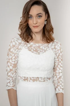 Halbtransparentes Braut Top – Heda>noni Outlet