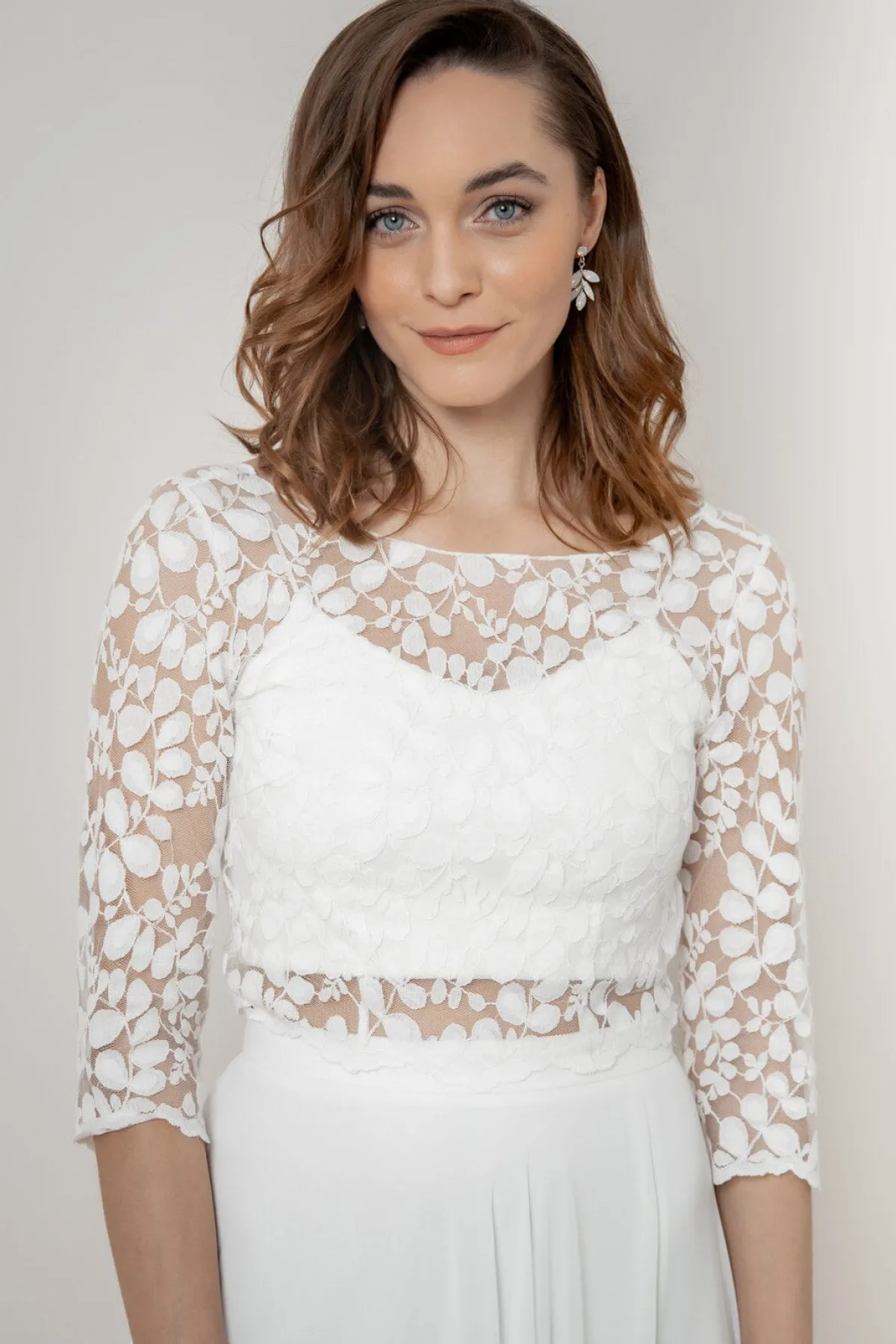 Halbtransparentes Braut Top – Heda>noni Outlet