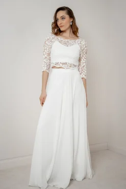 Halbtransparentes Braut Top – Heda><noscript><img width=