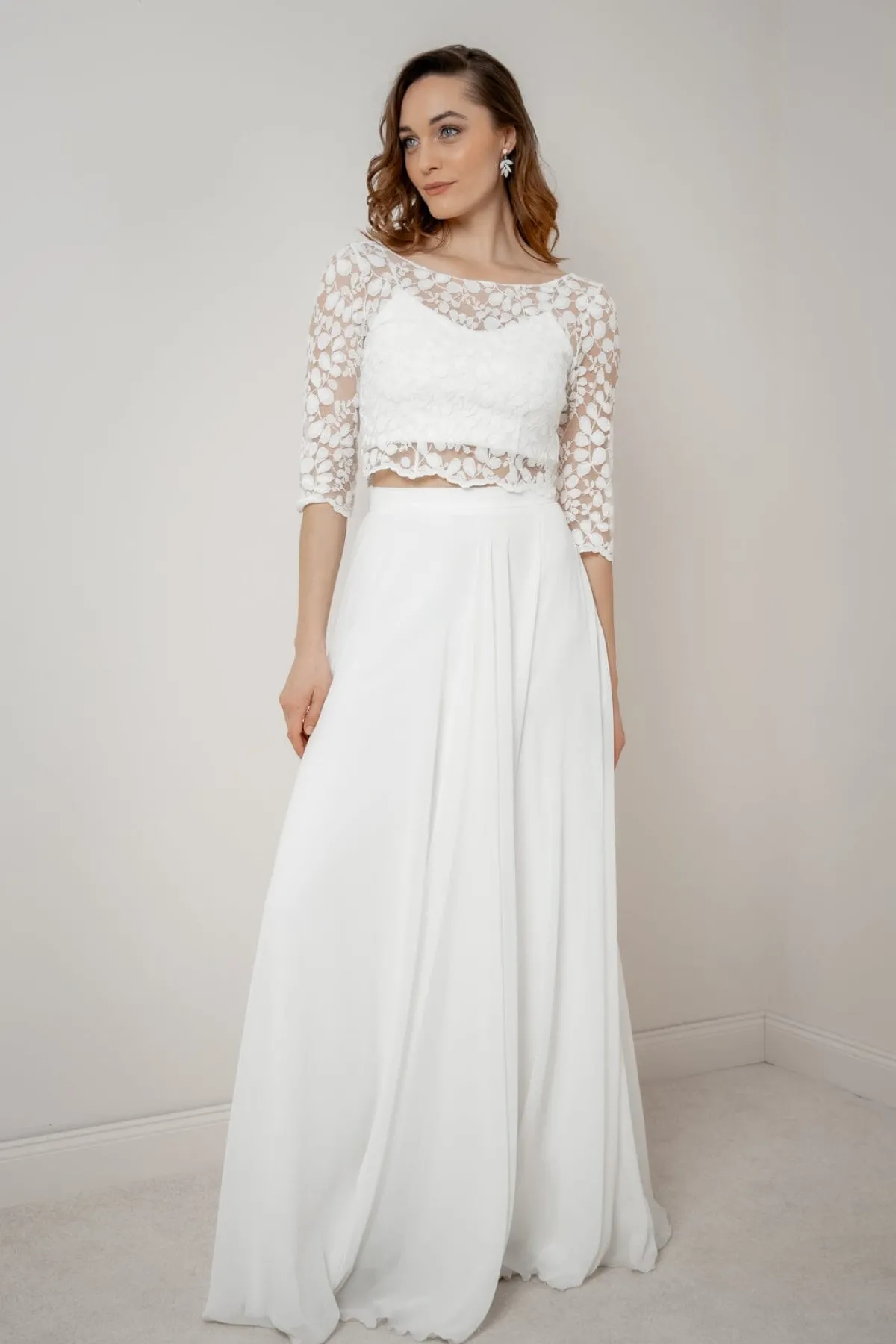 Halbtransparentes Braut Top – Heda>noni Outlet