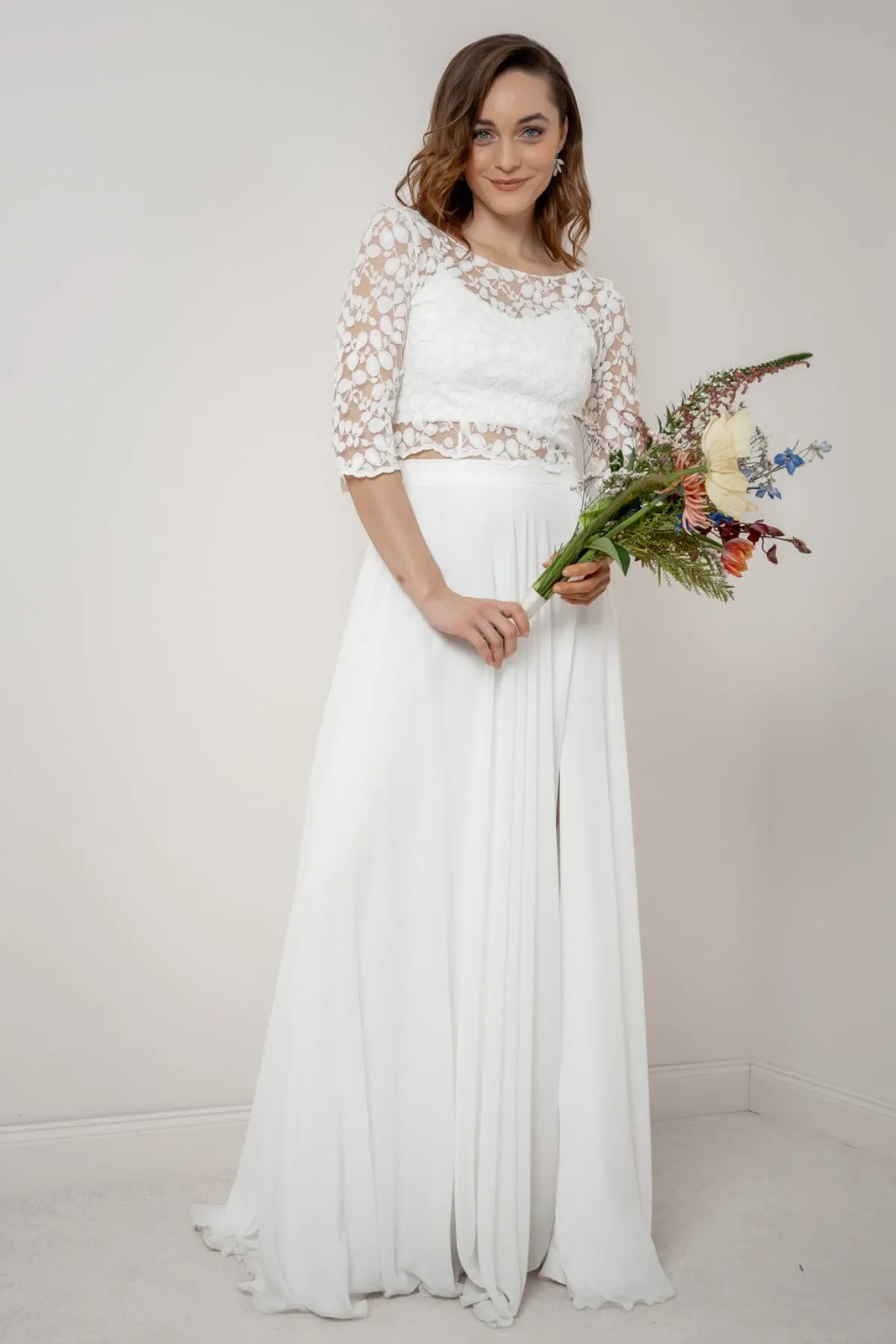 Halbtransparentes Braut Top – Heda>noni Outlet