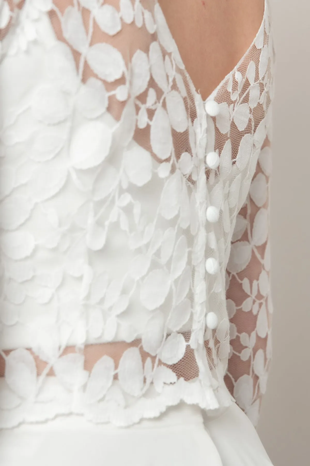 Halbtransparentes Braut Top – Heda>noni Outlet