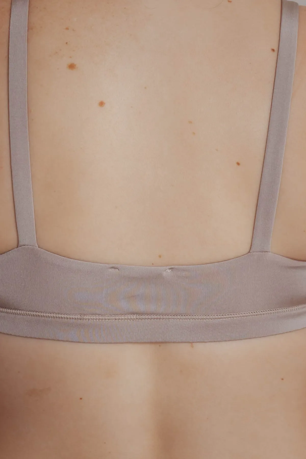 Hellgraues Bustier – Bralette Putty>twobirds Clearance