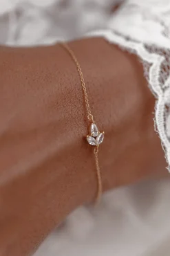 Ketten-Armband mit Kristall-Anhänger - Simply Gorgeous>Juvelan Best