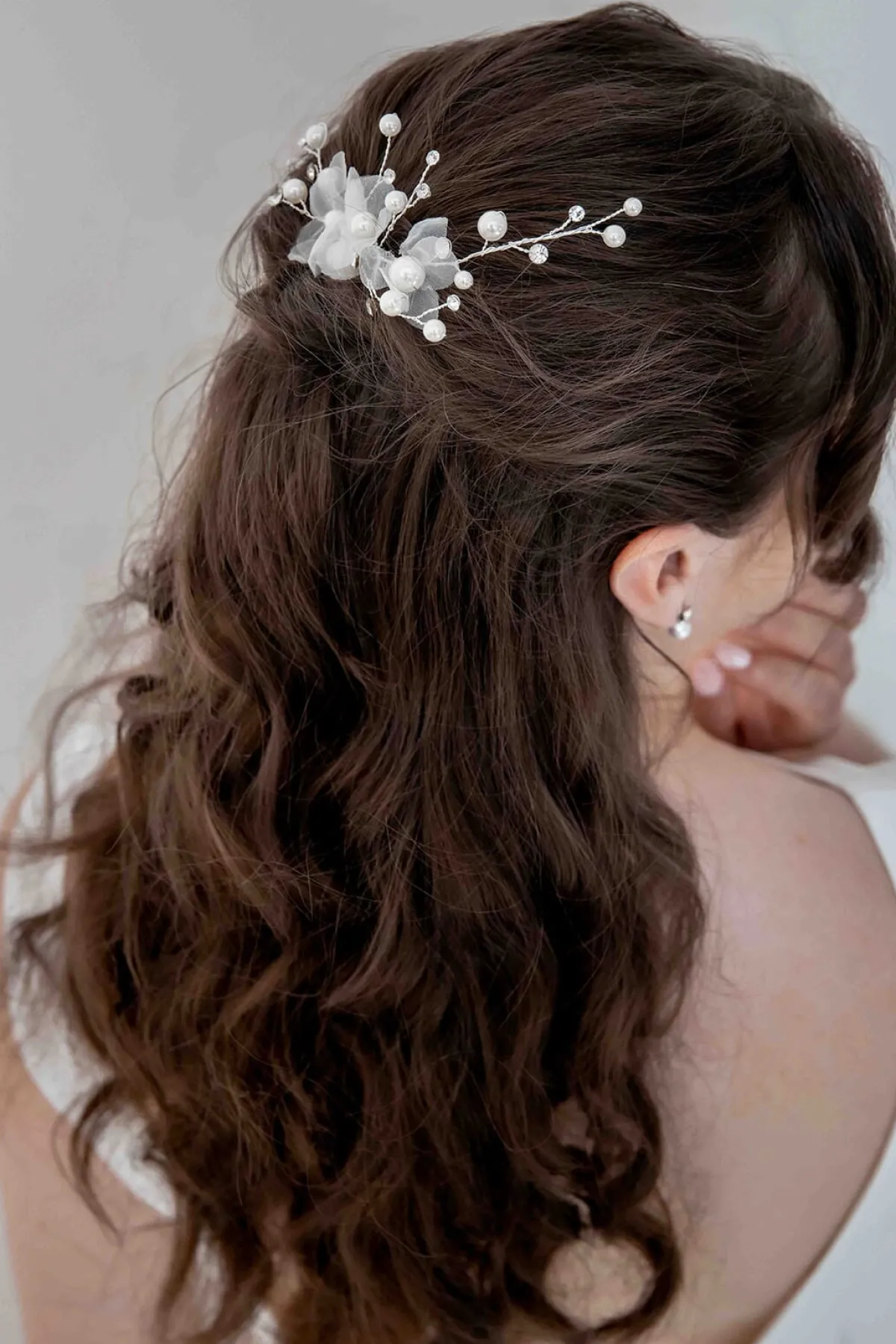 Kleiner Braut Haarkamm mit Verzierung>Weise Clearance