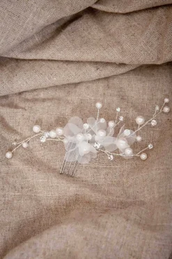 Kleiner Braut Haarkamm mit Verzierung>Weise Clearance