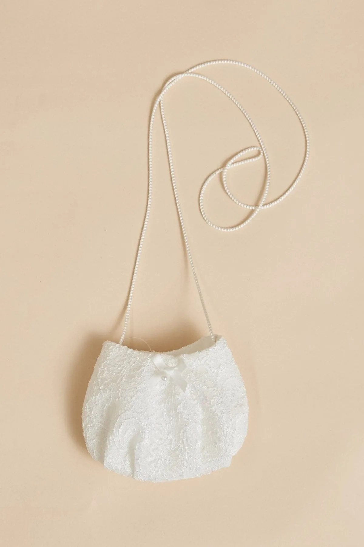Kommuniontasche aus Spitze mit Schleife>Weise Discount