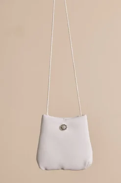 Kommuniontasche mit Strass und Perle>Weise