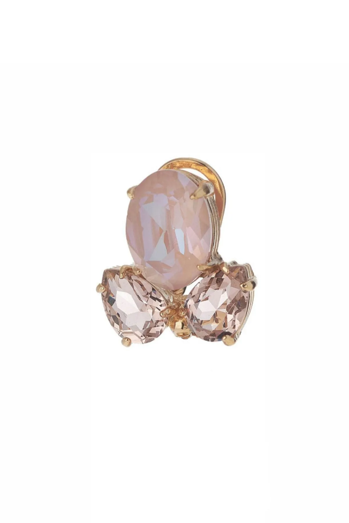 Kristall-Ohrringe in Blush>Poirier Sale