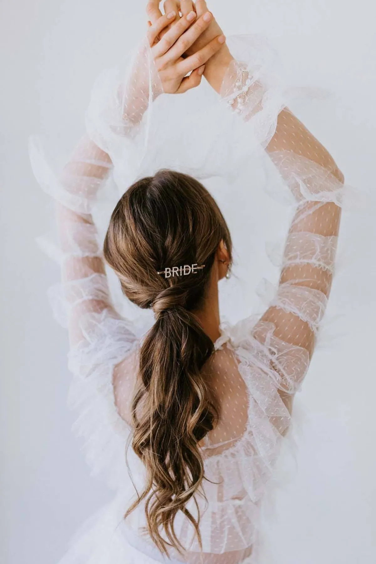 Kristallpavé-Haarpin "Bride">Untamed Petals