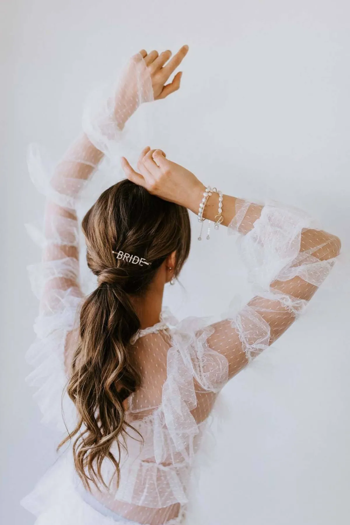 Kristallpavé-Haarpin "Bride">Untamed Petals