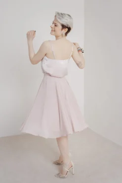 Kurzer Chiffonrock – Tulpa Rosé>Sanna Lindström Discount