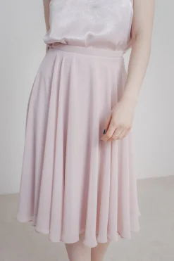 Kurzer Chiffonrock – Tulpa Rosé><noscript><img width=