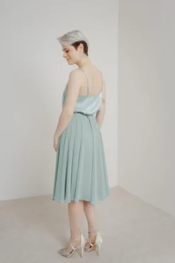 Kurzer Chiffonrock – Tulpa Mint><noscript><img width=