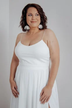 Kurzes Plus Size Braut Top – Corie crop Curvy>noni Clearance