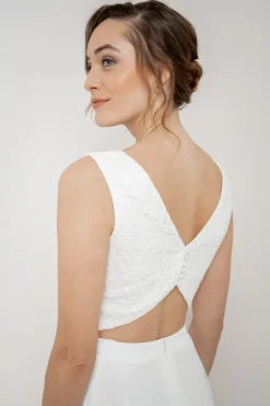 Kurzes Spitzen-Braut Top – Timea>noni New