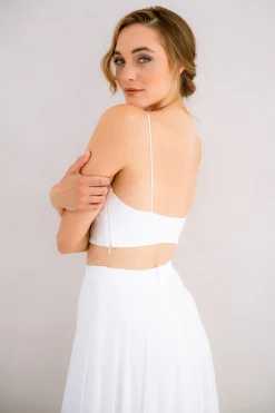 Kurzes Top mit Herzausschnitt – Pina>noni Discount