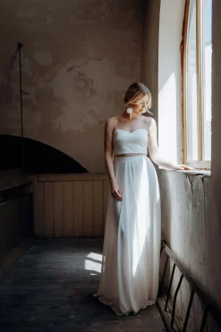 Kurzes Top mit Herzausschnitt – Pina><noscript><img width=