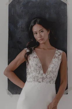 Lange Kristall-Ohrhänger in Tropfenform – Felicity><noscript><img width=