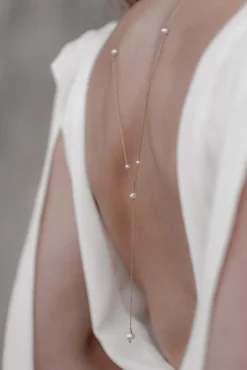 Lange Rückenkette mit Perlen – Sea Of Love>Juvelan Outlet