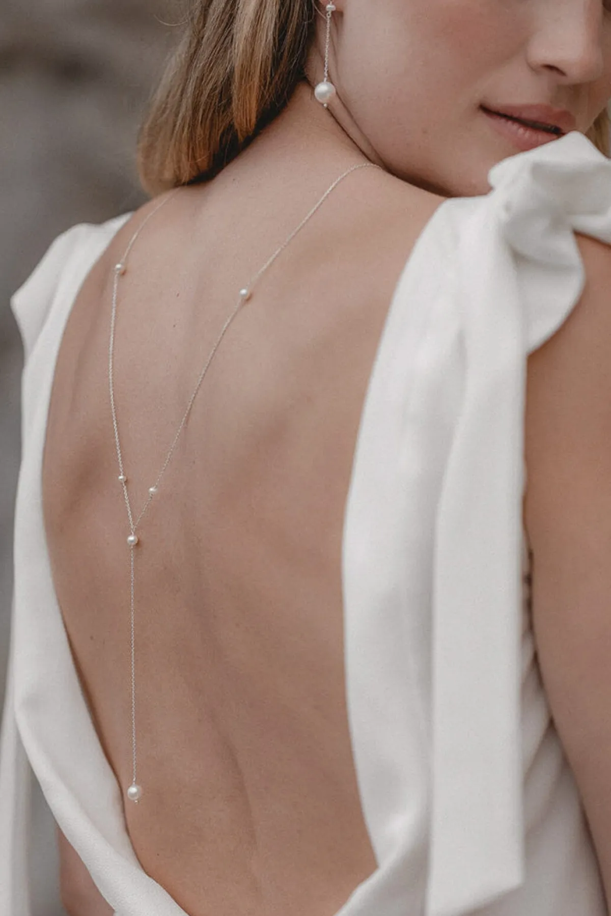 Lange Rückenkette mit Perlen – Sea Of Love>Juvelan Outlet