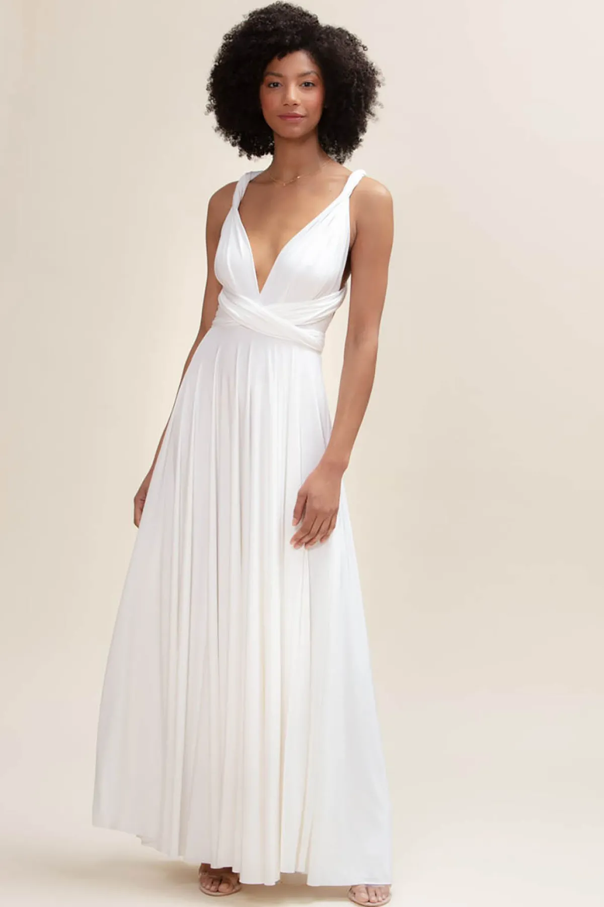 Langes Ballkleid zum Binden – Ballgown Ivory>twobirds Discount
