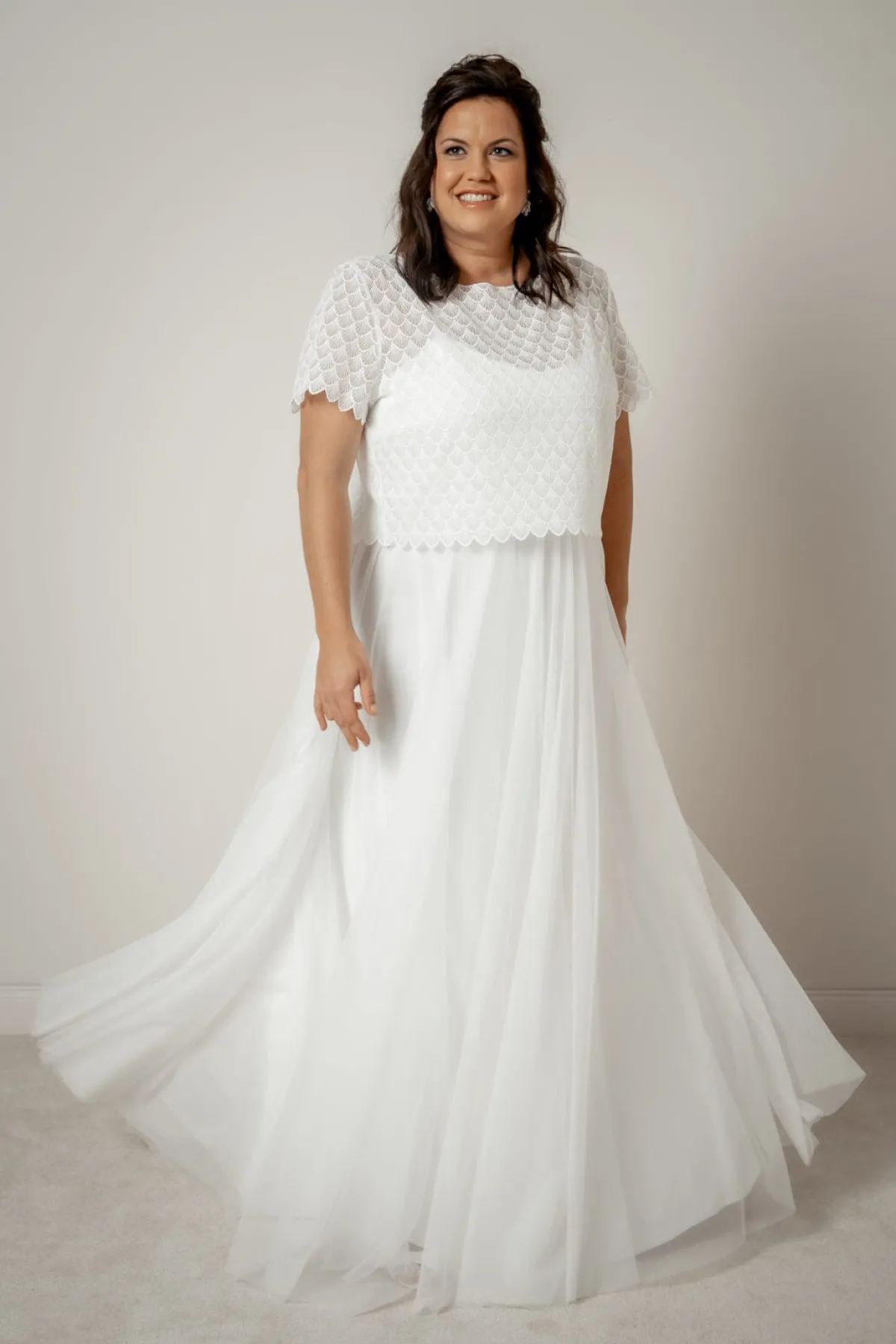 Maxi-Braut Rock aus Softtüll – Christy Curvy>noni New