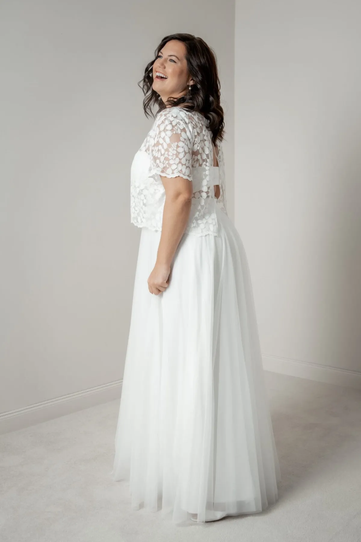 Maxi-Braut Rock aus Softtüll – Christy Curvy>noni New