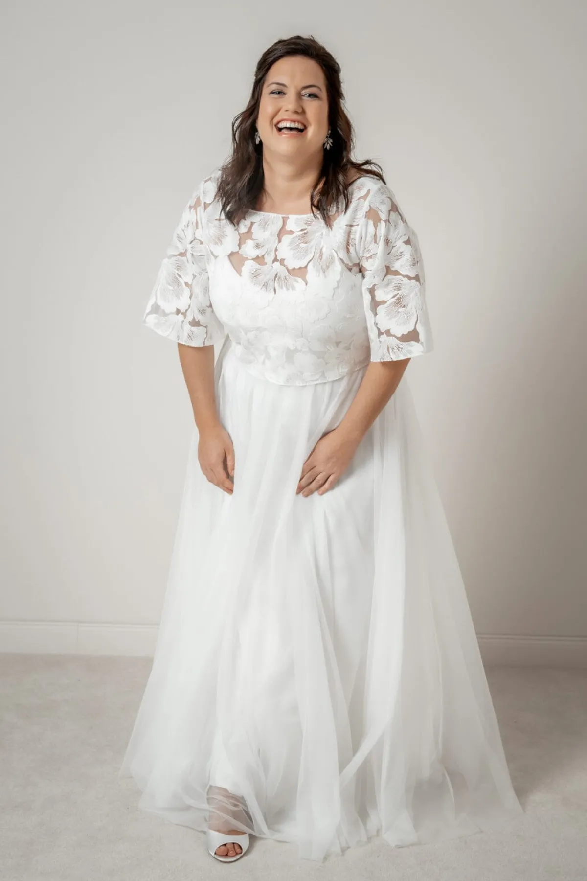 Maxi-Braut Rock aus Softtüll – Christy Curvy>noni New